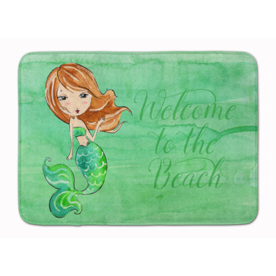 Tapis pour salle de bain Mermaid Welcome