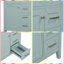 Meuble-lavabo de salle de bain sans lavabo, base d'armoire seulement-114279841