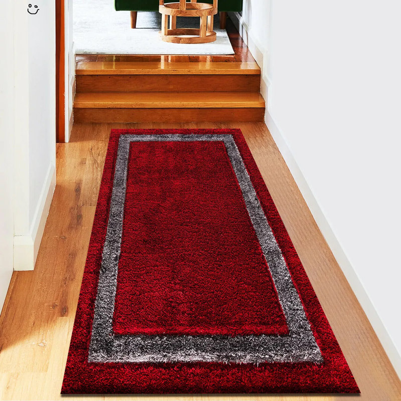 Selinski Machine Tufted Shag Area Rug, Rectangle 60 x 110cm