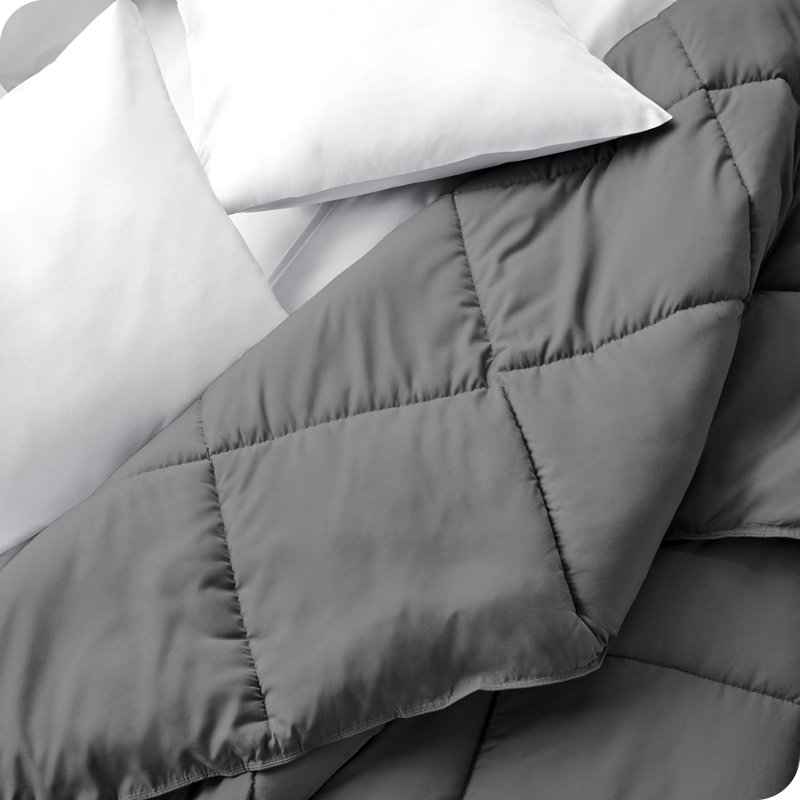 Insertion de couette en duvet synthétique, Simple/Simple TG, Gris