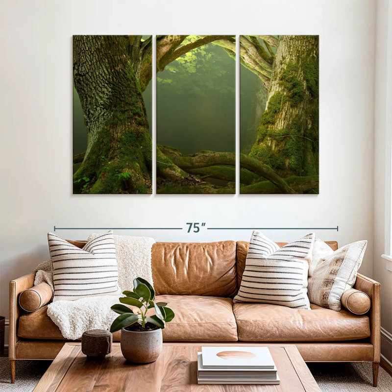 Harnek Mossy Trees, 42" H x 65" W