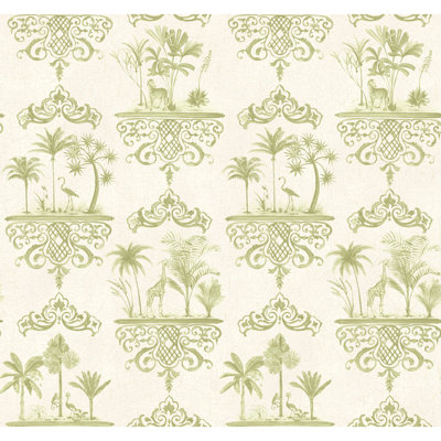 Rousseau Toile Wallpaper Roll