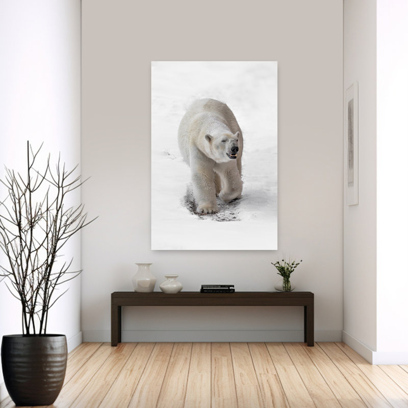 Art contemporain abstrait arctique arctique, H 60 po x l 40 po