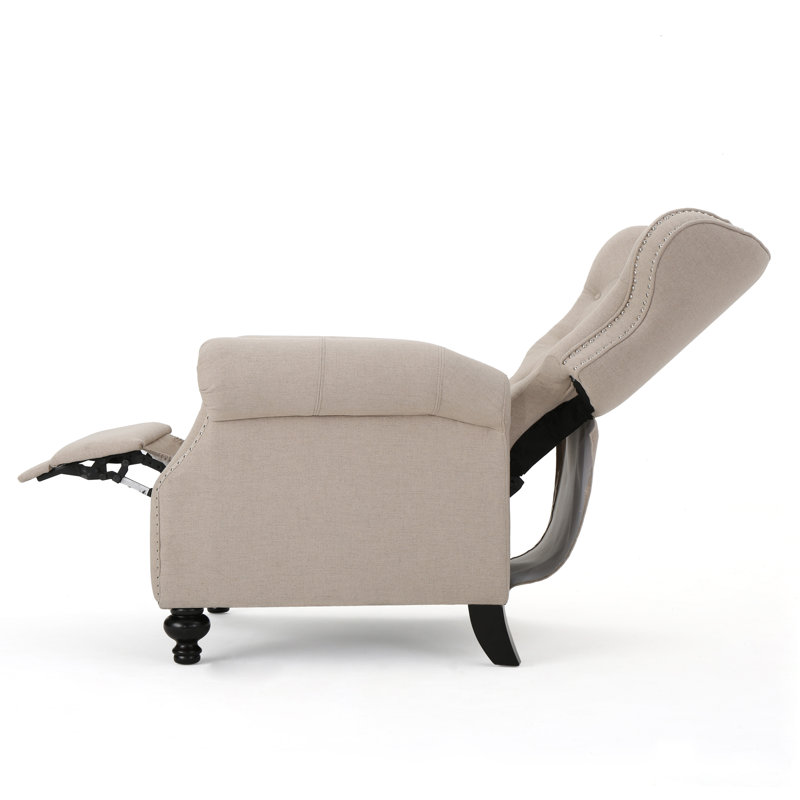 Lothrop Recliner, Wheat 100% Polyester