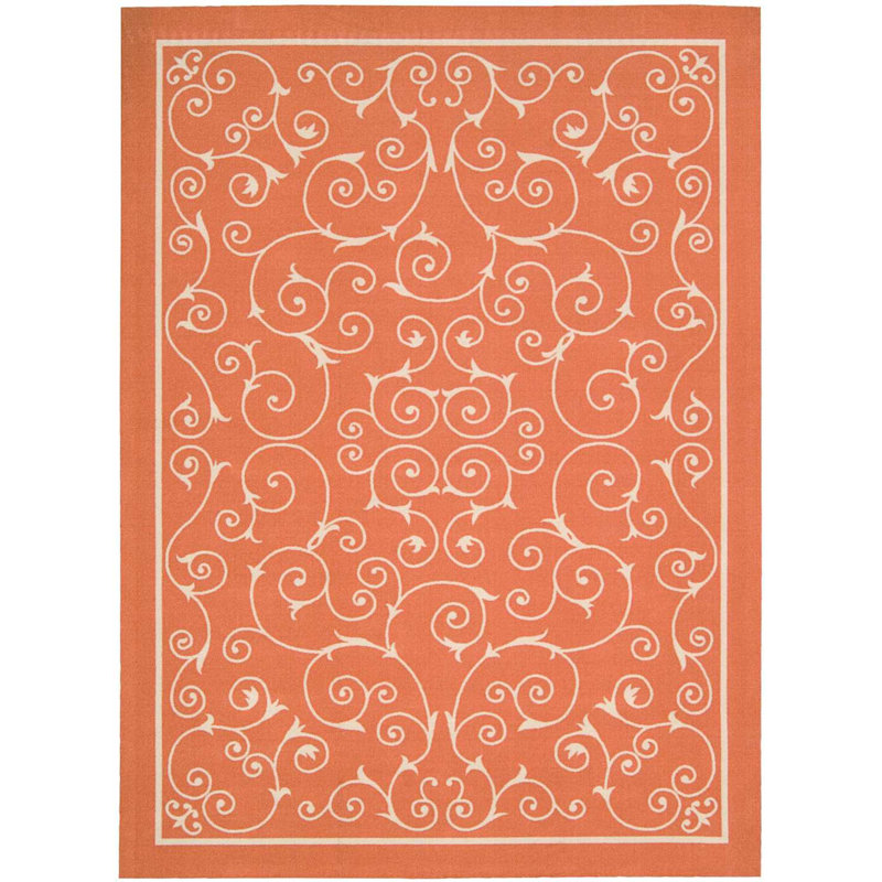 Abstract Indoor / Outdoor Area Rug, Rectangle 130 x 191cm