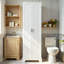 Armoire de rangement d'appoint avec tablette réglable-1403230605