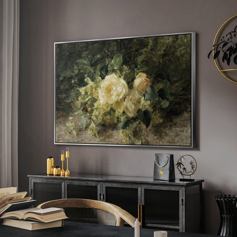 Paysage rétro - DCCL, H 25 po x l 37 po x P 1,5 po, Toile tendue
