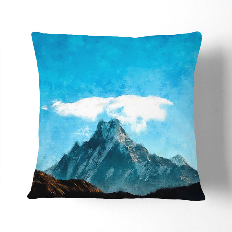 Square Throw Cushion, Black, 40cm H x 40cm W x 15cm D