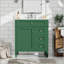 Meuble-lavabo de 30 po avec lavabo supérieur, meuble de rangement moderne avec 2 tiroirs et un tiroir basculant, meuble-lavabo simple-1133235871
