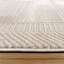 Tapis d'intérieur à motif géométrique beige Mickle Dearra-112005145