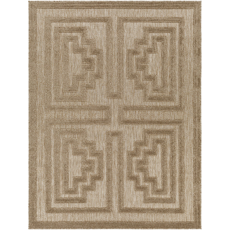 Tapis kaki Breaun, Rectangle 6 pi 7 po x 9 pi