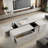 Rectangular Sliding Top Coffee Table With 2 Drawers And 2 Hidden Storage Compartments