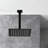Rain Fixed Shower Head 1.8 GPM with Self-Cleaning-90694494