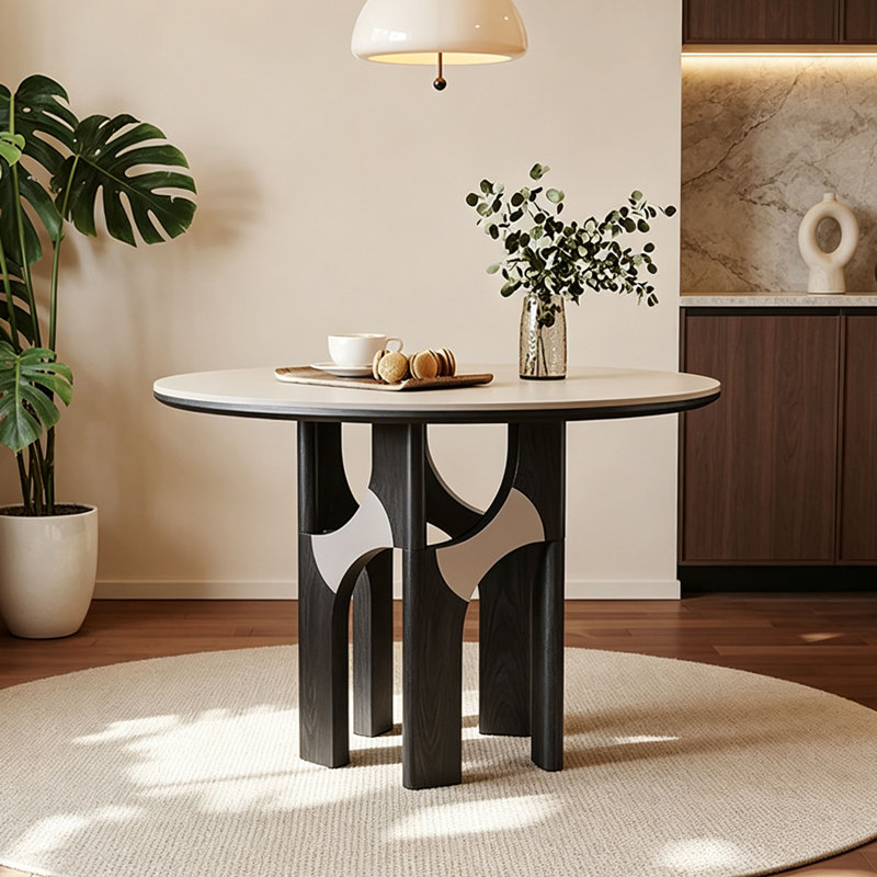 Table italienne vintage en dalle de pierre, H 29,5 po x l 39,4 po x P 39,4 po