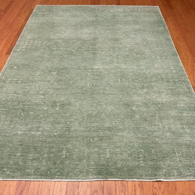 One-of-a-Kind Wool Area Rug Grey