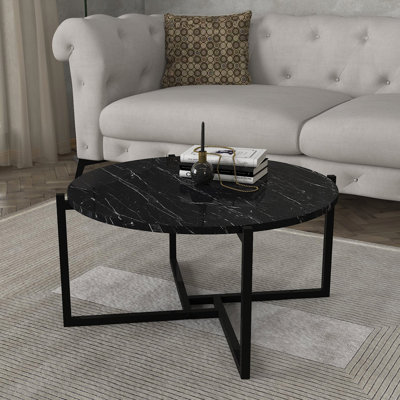 Beckie Cross Legs Coffee Table
