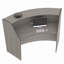 Natalino Rectangle Synthetic Laminate Reception Desk-1249104390