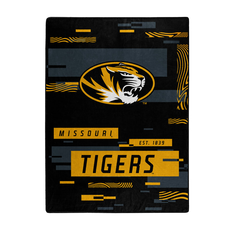 Throw Blanket, Black/Yellow, Missouri  Tigers