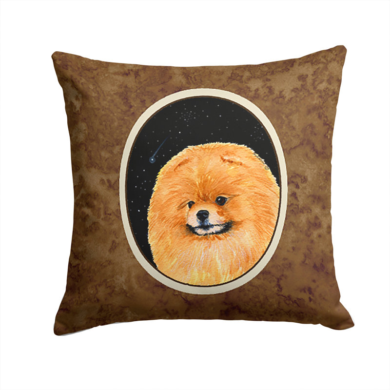 Coussin intérieur / extérieur Starry Night Pomeranian
