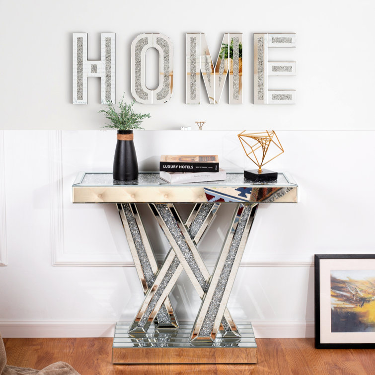 Console Table And Wall Mirror Set