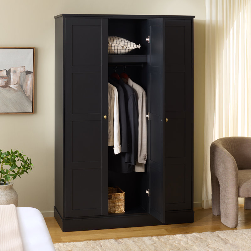 Armoire Shafa, Noir, 3