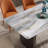 Light Gray Rectangular Sintered Stone tabletop Dining Table-284259470