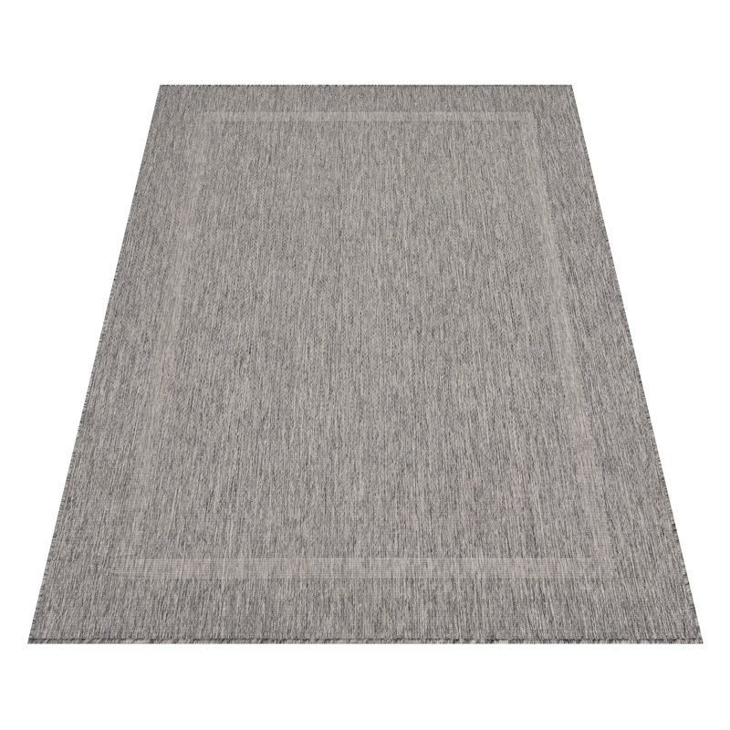 Kaleb Unicoloured Flatweave Indoor / Outdoor Area Rug, Rectangular 160 x 230cm