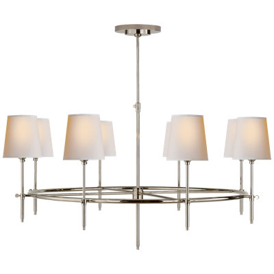 Thomas O'Brien Bryant Large Ring Chandelier