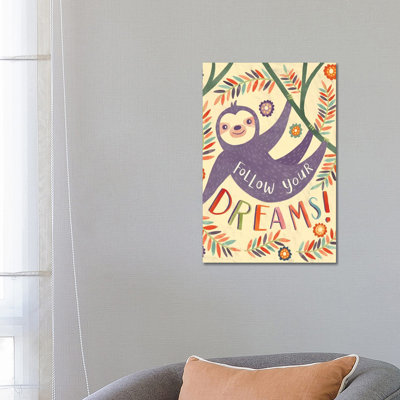 Baby Rainbow Paradise IV by Natalie Miles - Wrapped Canvas Painting