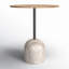 Fay Round Solid Oak Dining Table-102715259