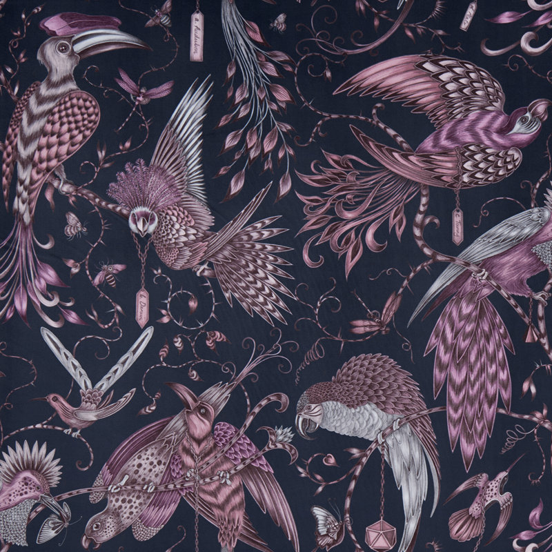 Animalia Audubon Velvet Fabric