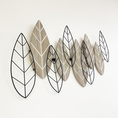 Décoration murale feuille