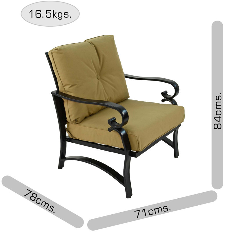 AVIGNON 110cm COFFEE Table with 4 WINDSOR DELUXE LOUNGE Chair