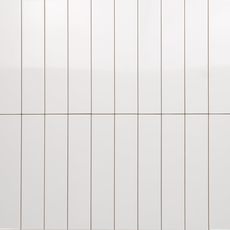 Up 2" x 10" Italian Subway Wall Tile, White