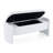 White Bench With Efficient Storage Solution For Bedroom Comfortable -