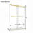 55–60 in. W x 76 in. H Frameless Double Bypass Sliding Shower Door, Brushed Gold, 5/16 in. Tempered Glass