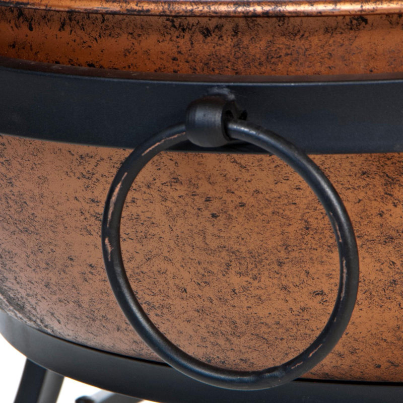 Round Steel Wood Burning Smokeless Fire Pit