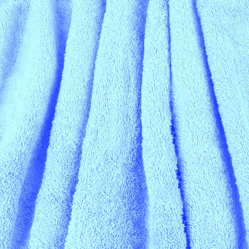 Lorena Midweight Bath Sheet, Sky Blue