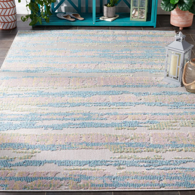 Cabana Performance Striped Indoor/Outdoor Area Rug