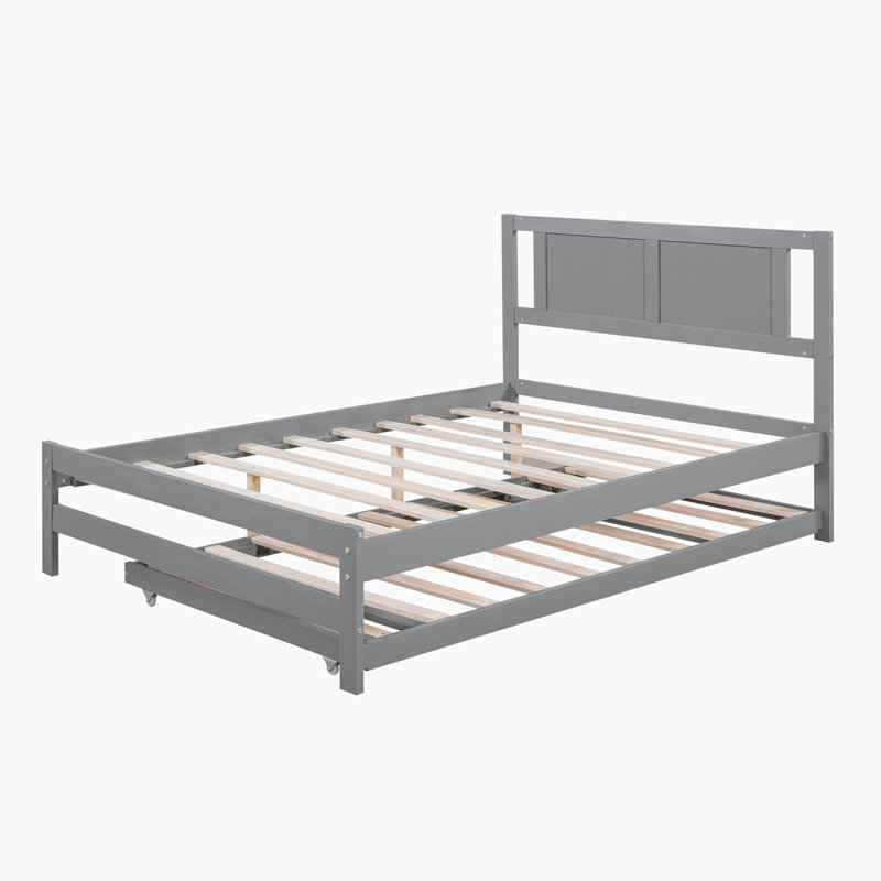 Cara Platform Bed, Gray