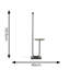 Bashar 131Cm Tray Table Floor Lamp (base only)-835646476