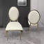 Chaise sans accoudoirs Miheli Rayen, or-1236121607