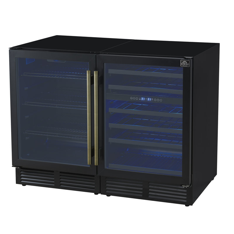 Gemello 48" Wine/Beverage Cool Black, Black