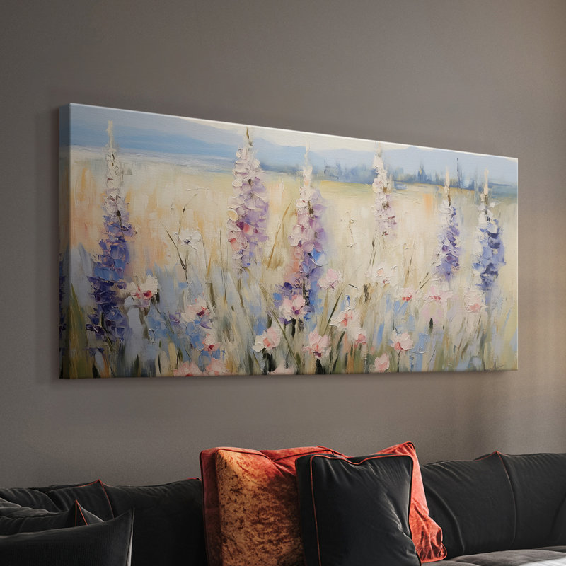 Série paysage - Cxxi - Toile tendue avec châssis - Prêt à accrocher, H 16 po x l 32 po