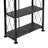 Origami Foldable 6-Shelf Classic Stamped Steel Bookcase-1788964972