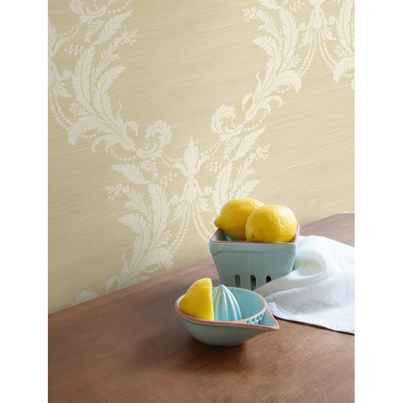 Gaona Floral Roll, Metallic Gold/Ivory