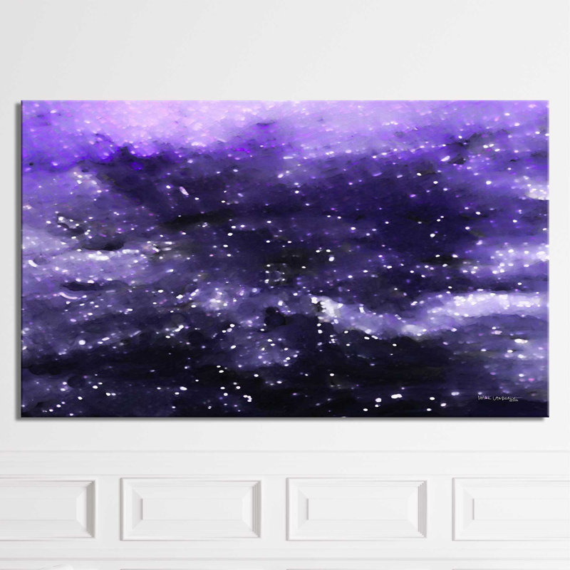 «Oververse, John 1: 5» par Mark Lawrence, reproduction d'art, H 28 po x l 48 po x P 1,5 po, Toile tendue
