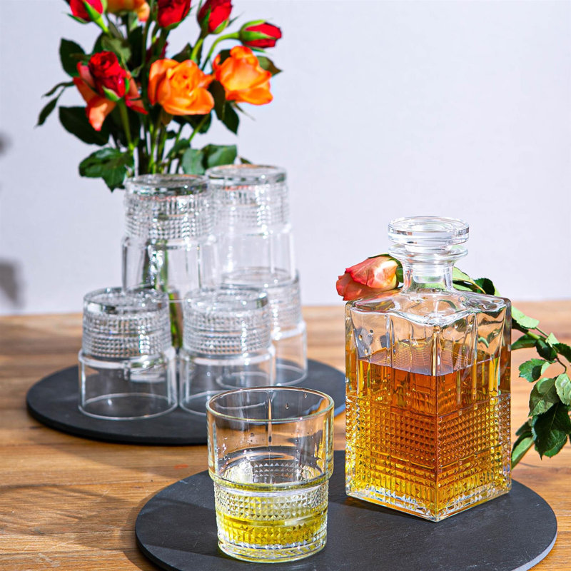 Bartender Novecento Whisky Decanter & Glasses