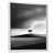 White Floater Framed