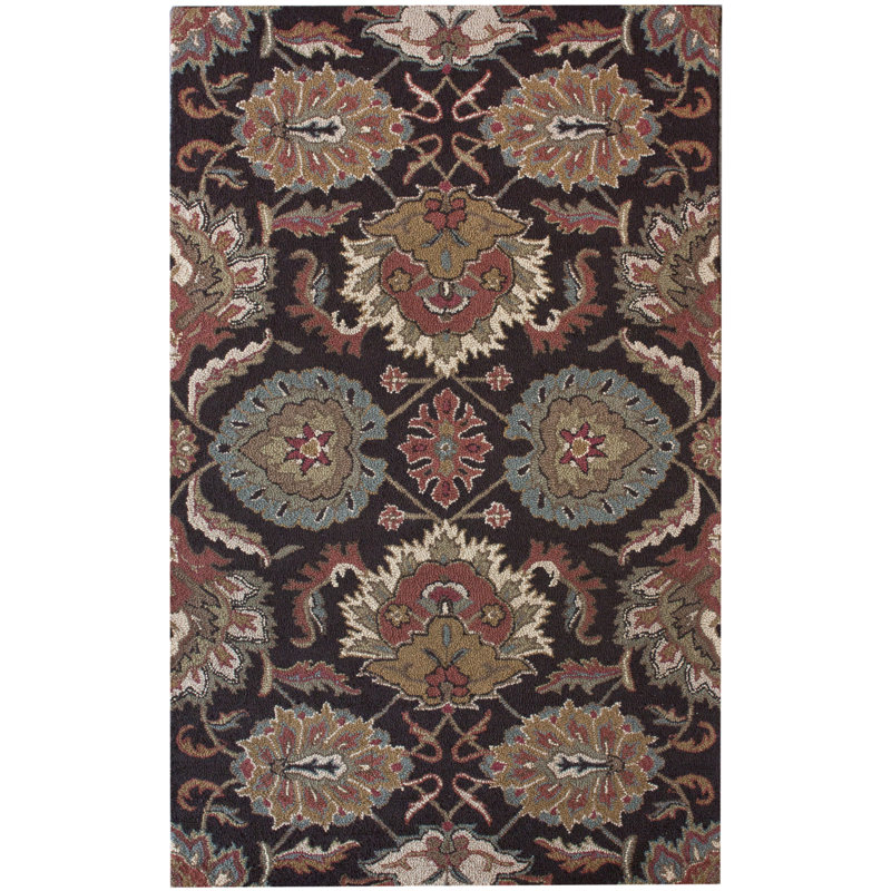 Tapis brun Jayombrem Tuscano Alfombras, Rectangle 7 pi 7,2 po x 9 pi 6 po